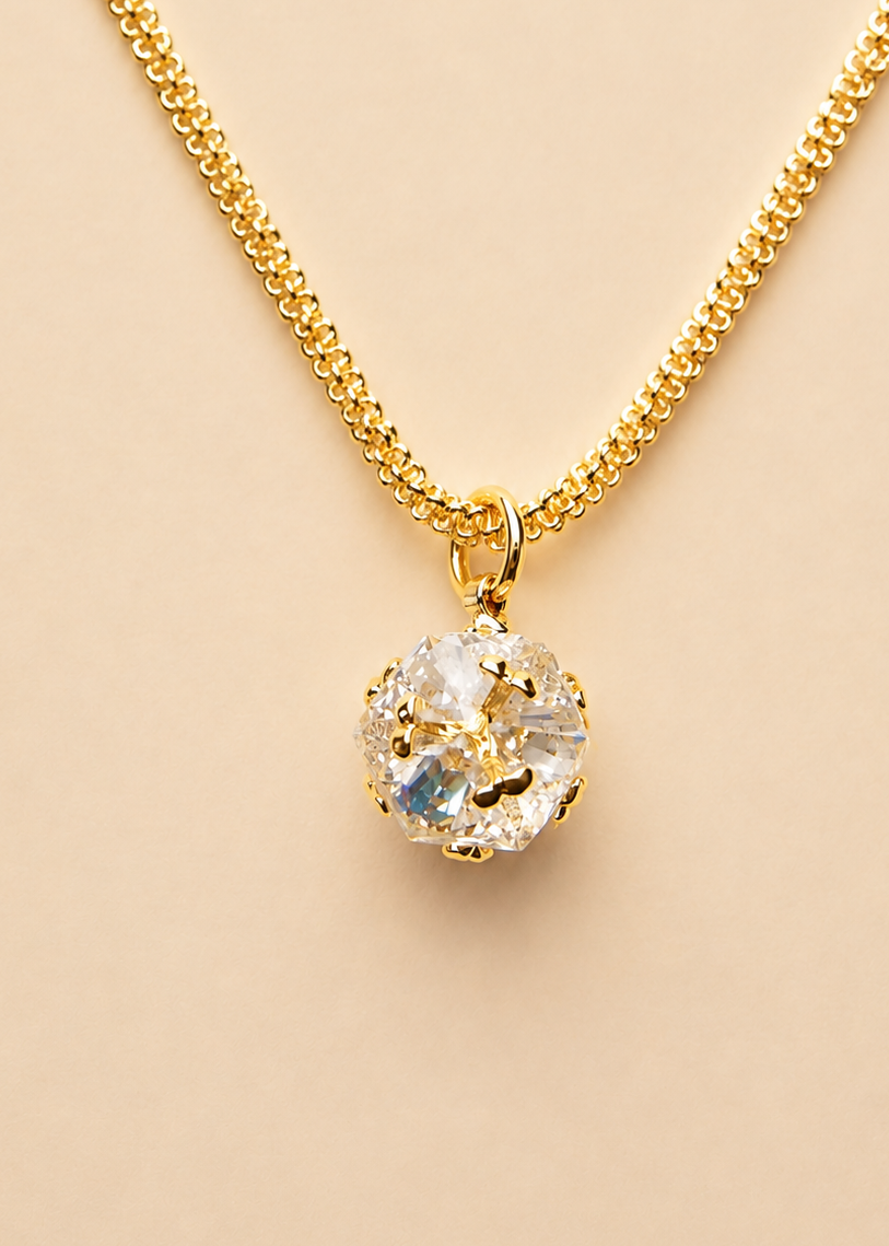 Crown Crystal Necklace