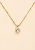 Stella Solitaire Necklace