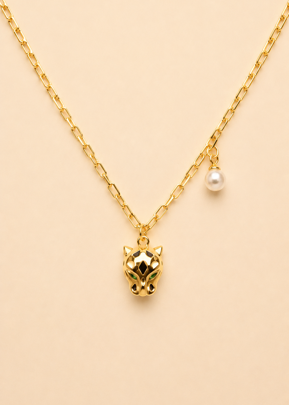 Panther Pearl Necklace