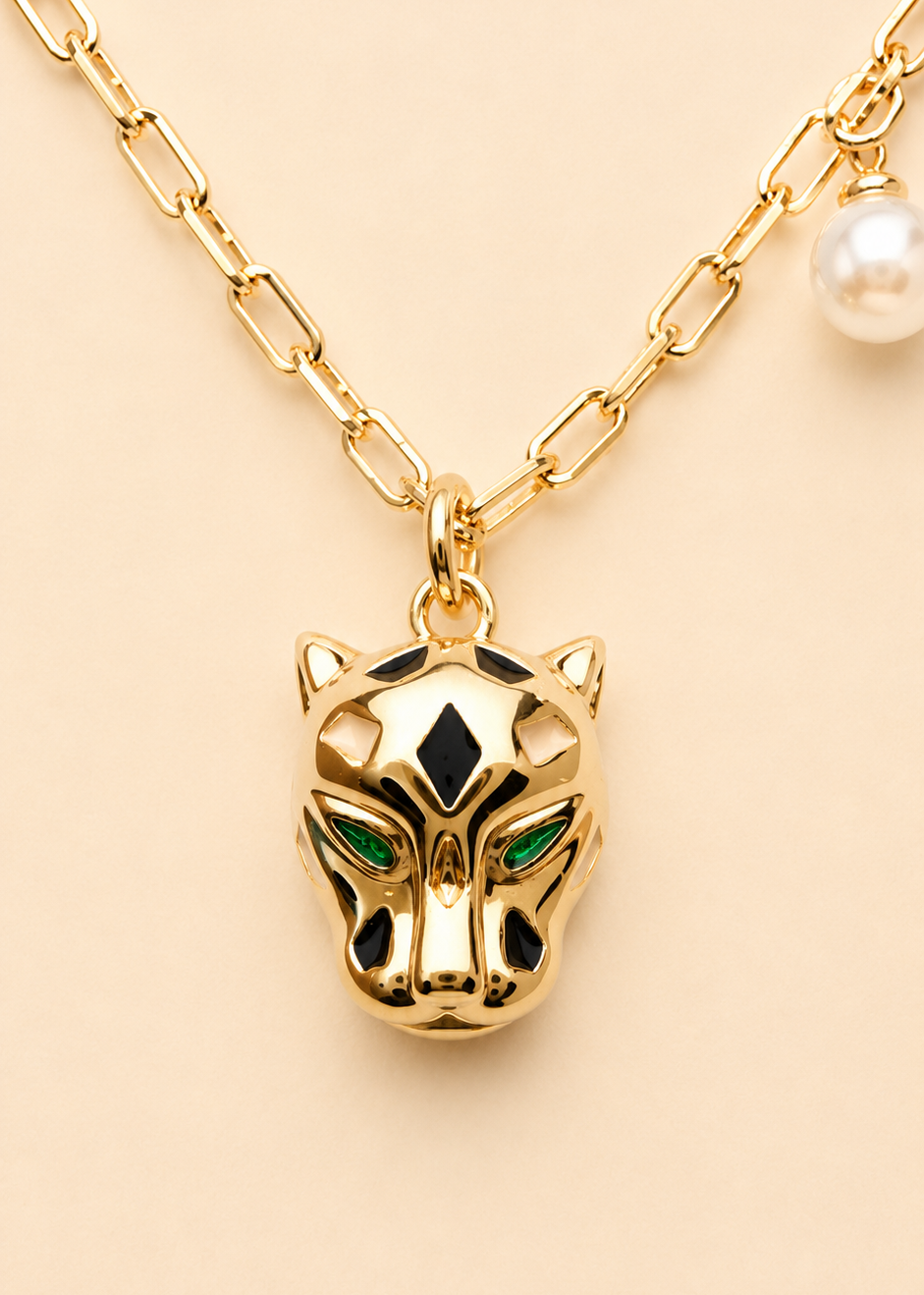 Panther Pearl Necklace