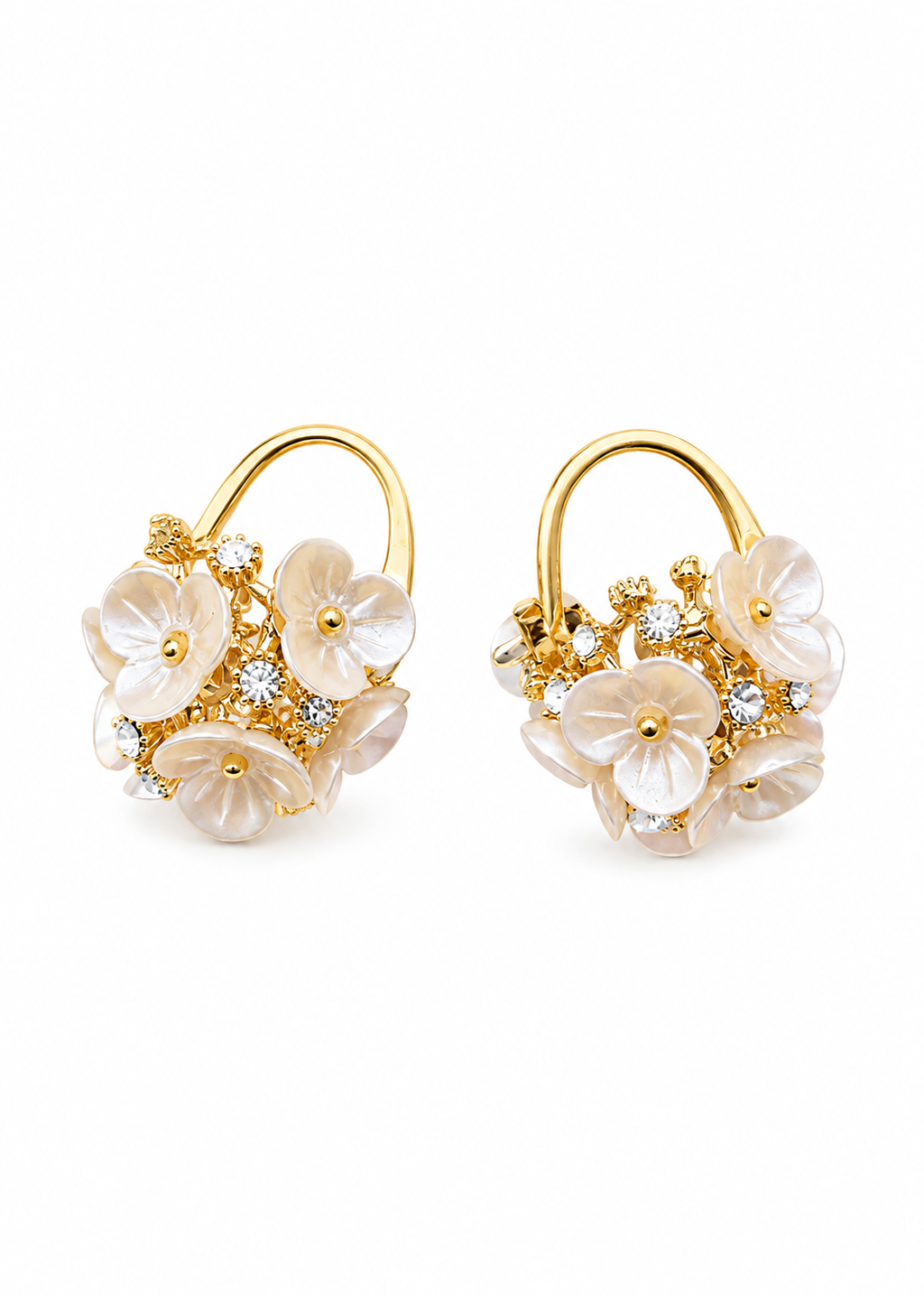 Flower Bunch Hoops