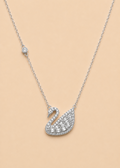 Grace Silver Swan Necklace