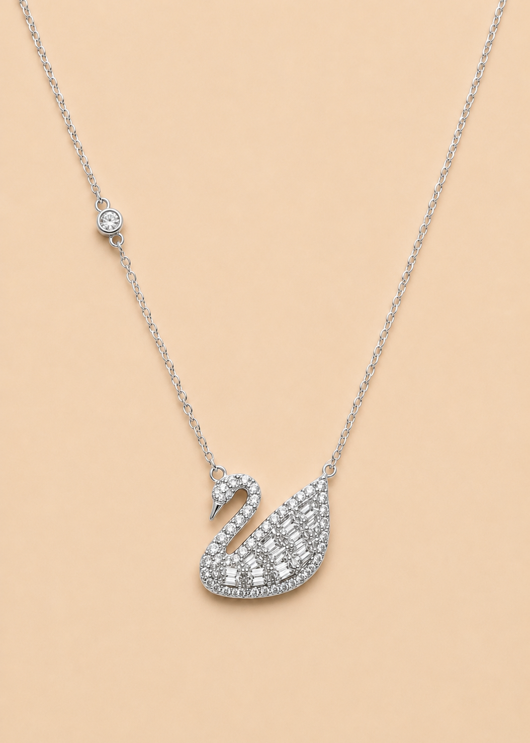 Grace Silver Swan Necklace