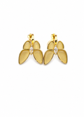Golden Butterfly Hoop Earrings