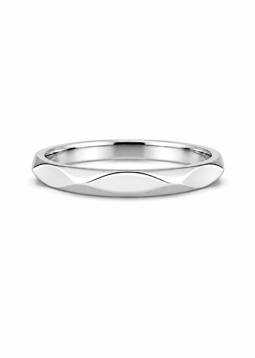 Men's 925 Sterling Silver Tidal Band