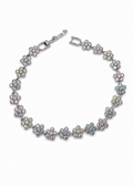 Crystal Blossom Tennis Bracelet