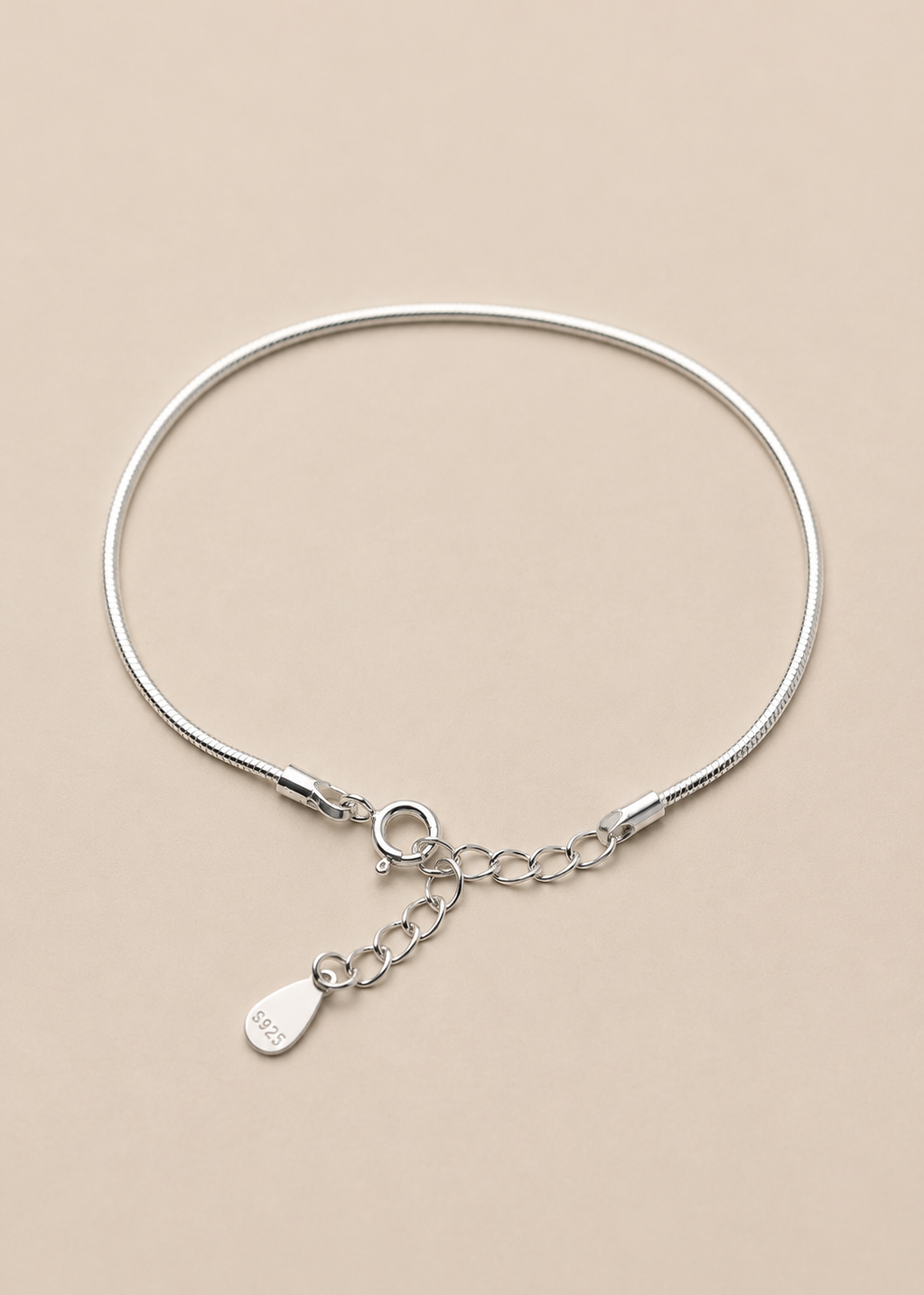 S925 Silver Snake Chain Bracelet