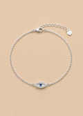 S925 Crystal Evil Eye Bracelet