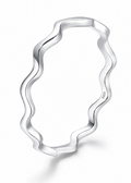 925 Sterling Silver Ripple Ring