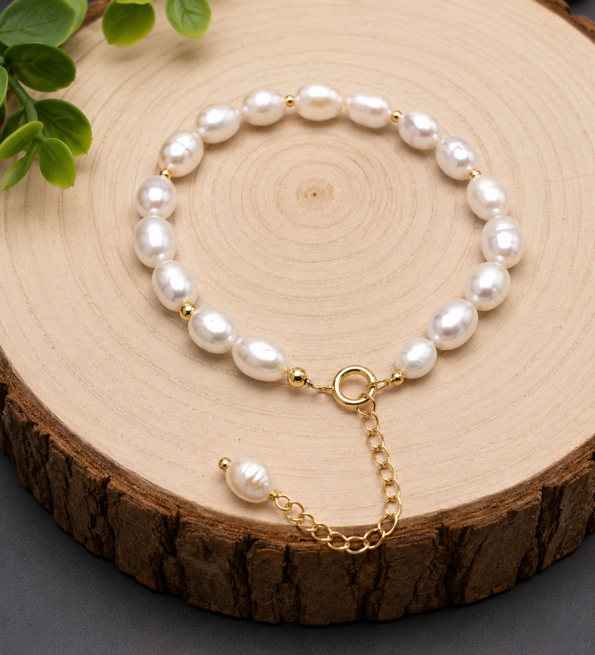 Freshwater Pearl Beaded Bracelet