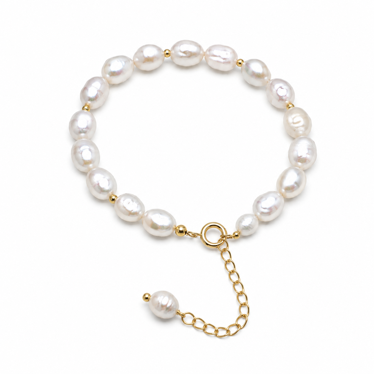Freshwater Pearl Beaded Bracelet