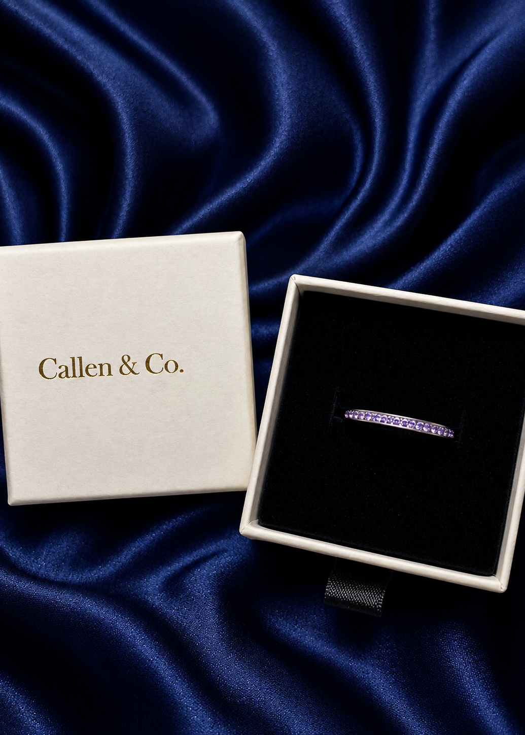 Lavender Eternity Band Ring