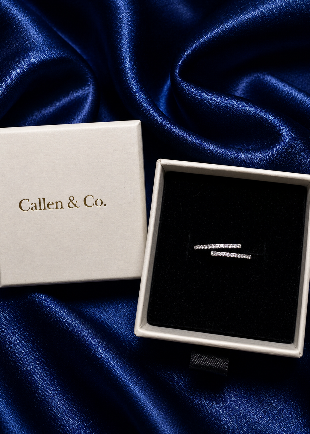 Silver Celeste Adjustable Ring