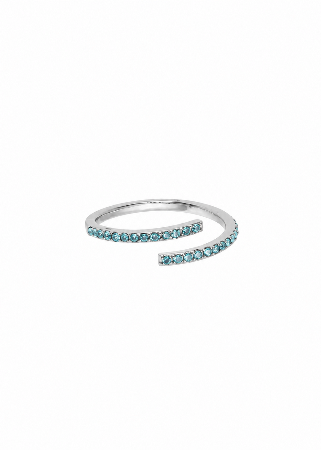 Blue Celeste Adjustable Ring