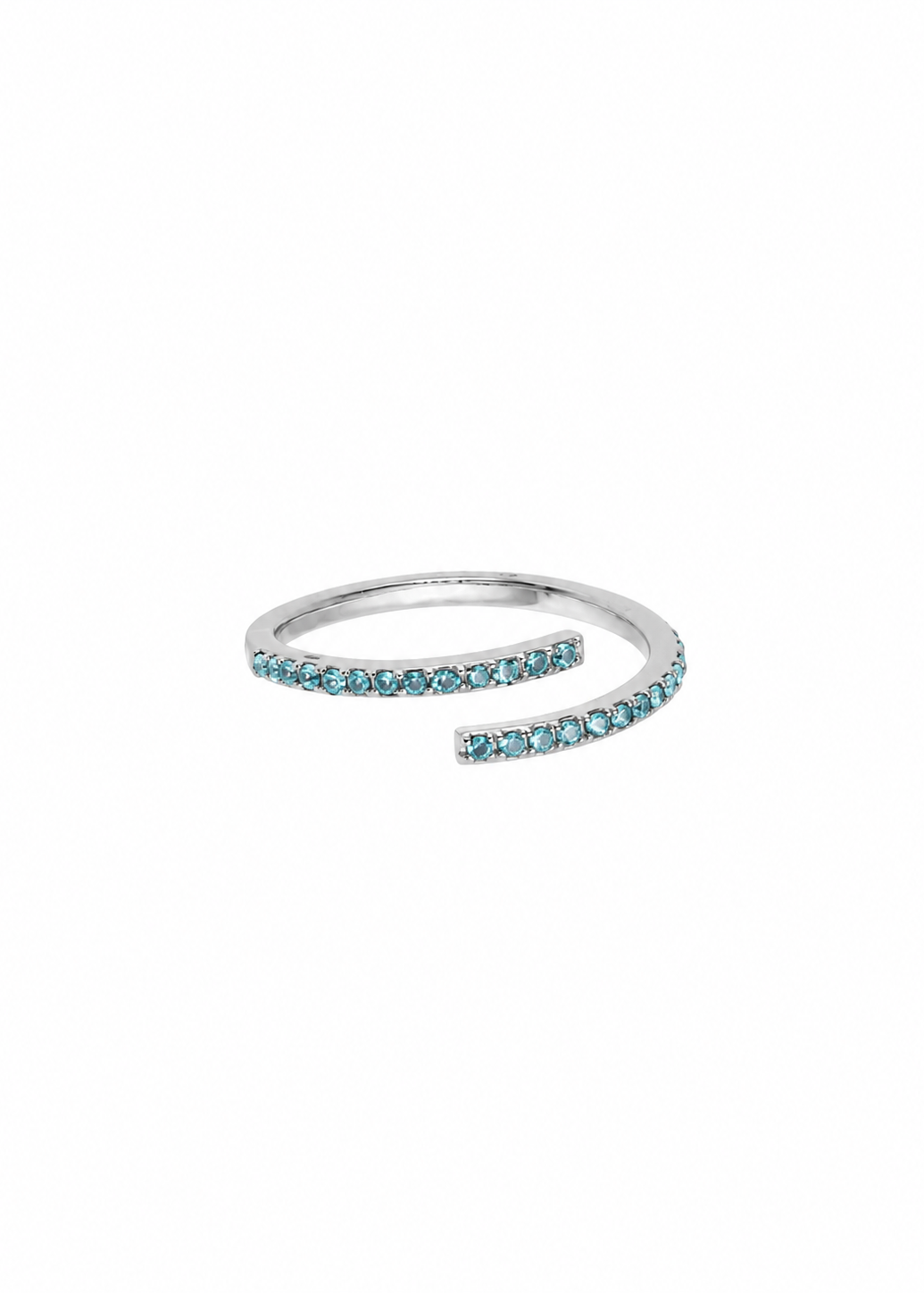 Blue Celeste Adjustable Ring