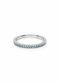 Aqua Eternity Band Ring