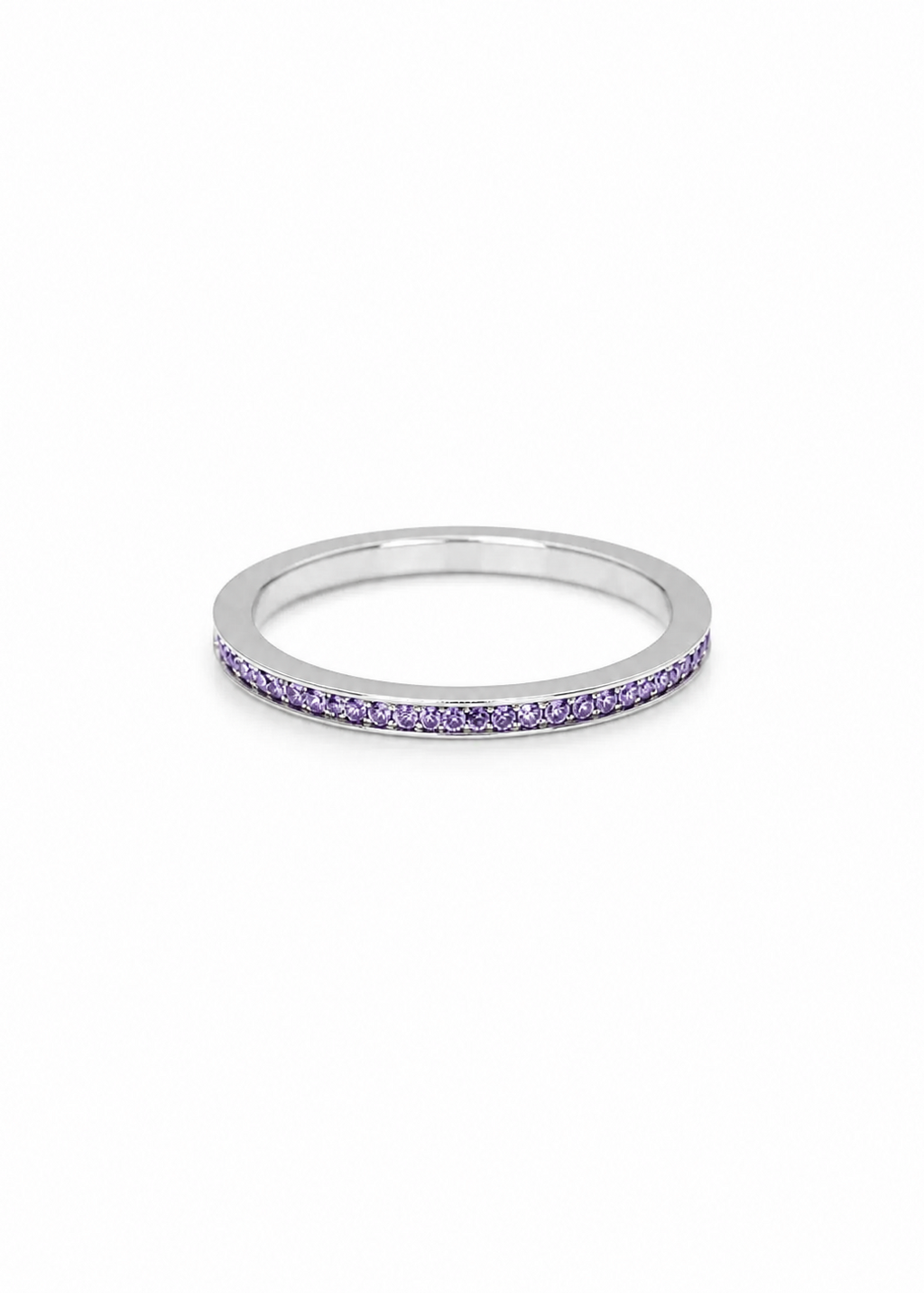 Lavender Eternity Band Ring