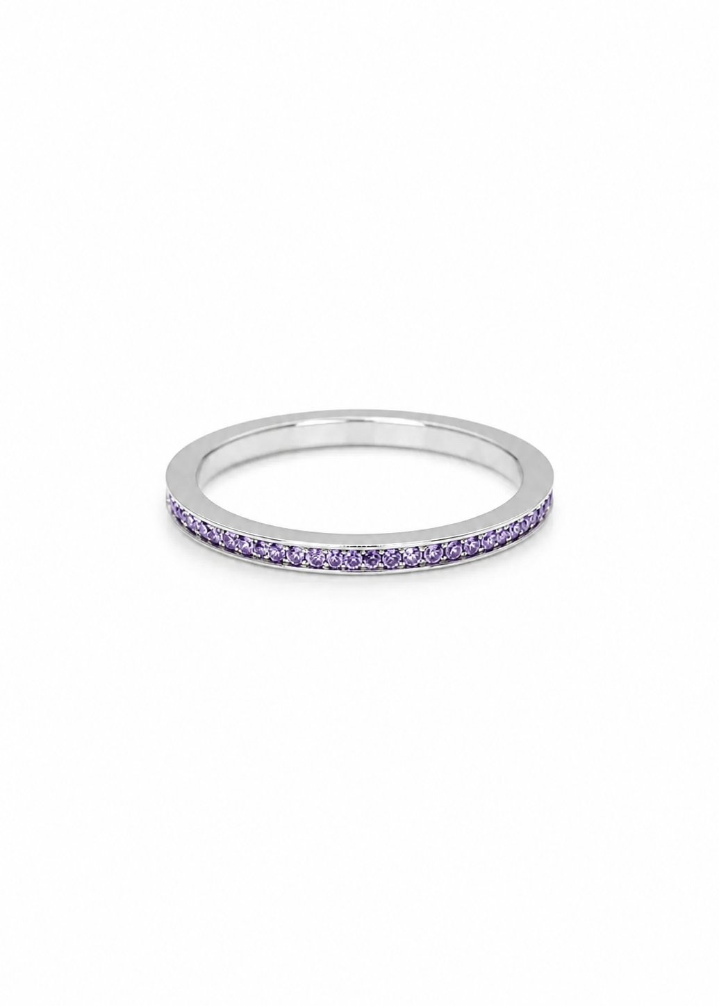 Lavender Eternity Band Ring