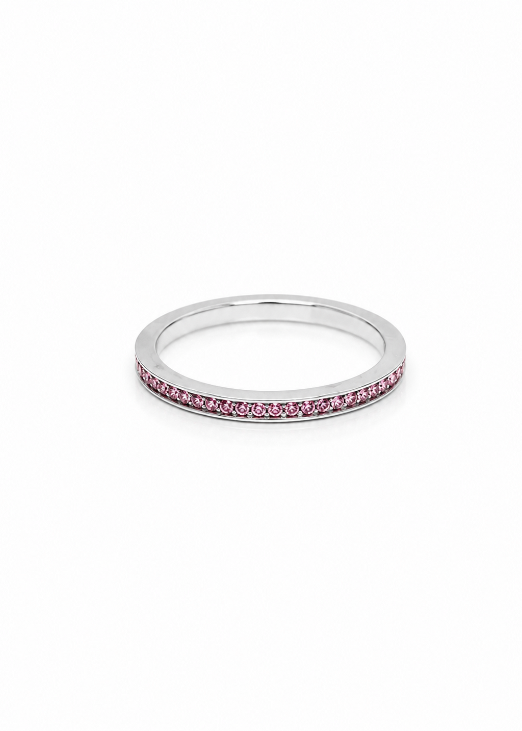 Pink Eternity Band Ring
