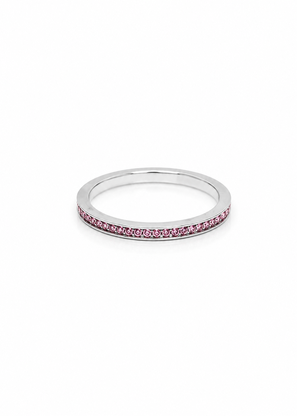 Pink Eternity Band Ring