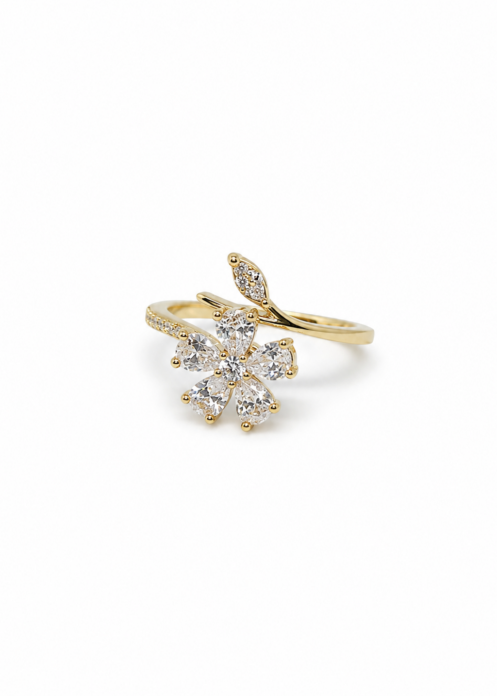 14k Gold Plated Bloom Spinner Ring