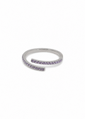 Purple Celeste Adjustable Ring