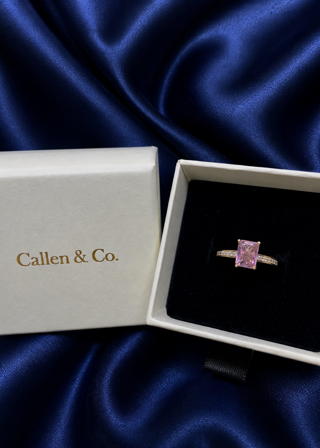 14k Gold Plated Rosé Radiance Ring