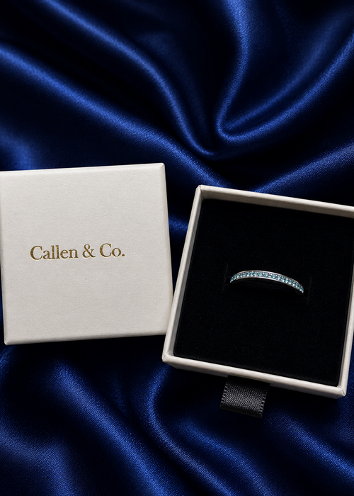 Aqua Eternity Band Ring