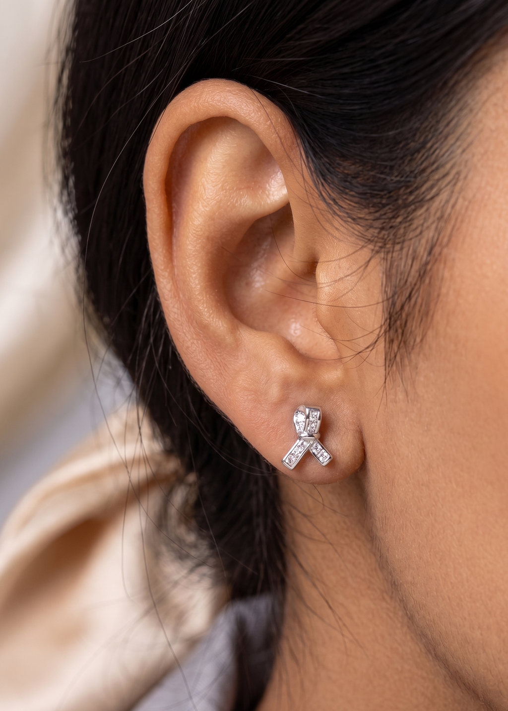 925 Sterling Silver Trinity Studs