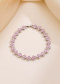 Midnight Light Pink Blossom Bracelet